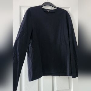 COS Wool Blend Oversized Top with Shoulder Zipper